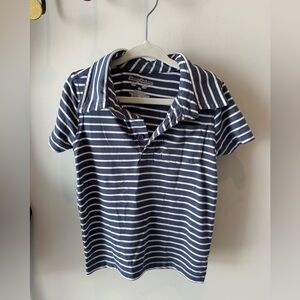 Tommy Bahama Navy and White Striped Kids Polo